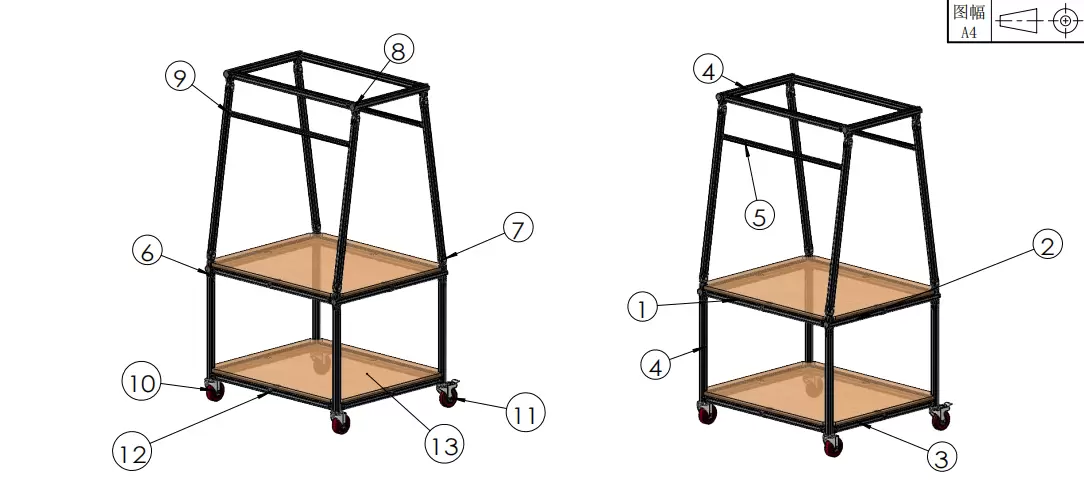 宠物用品收纳架