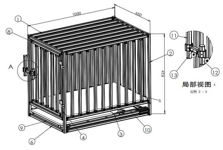 户外随车宠物笼