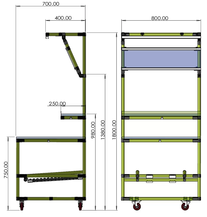 车间多层工作台